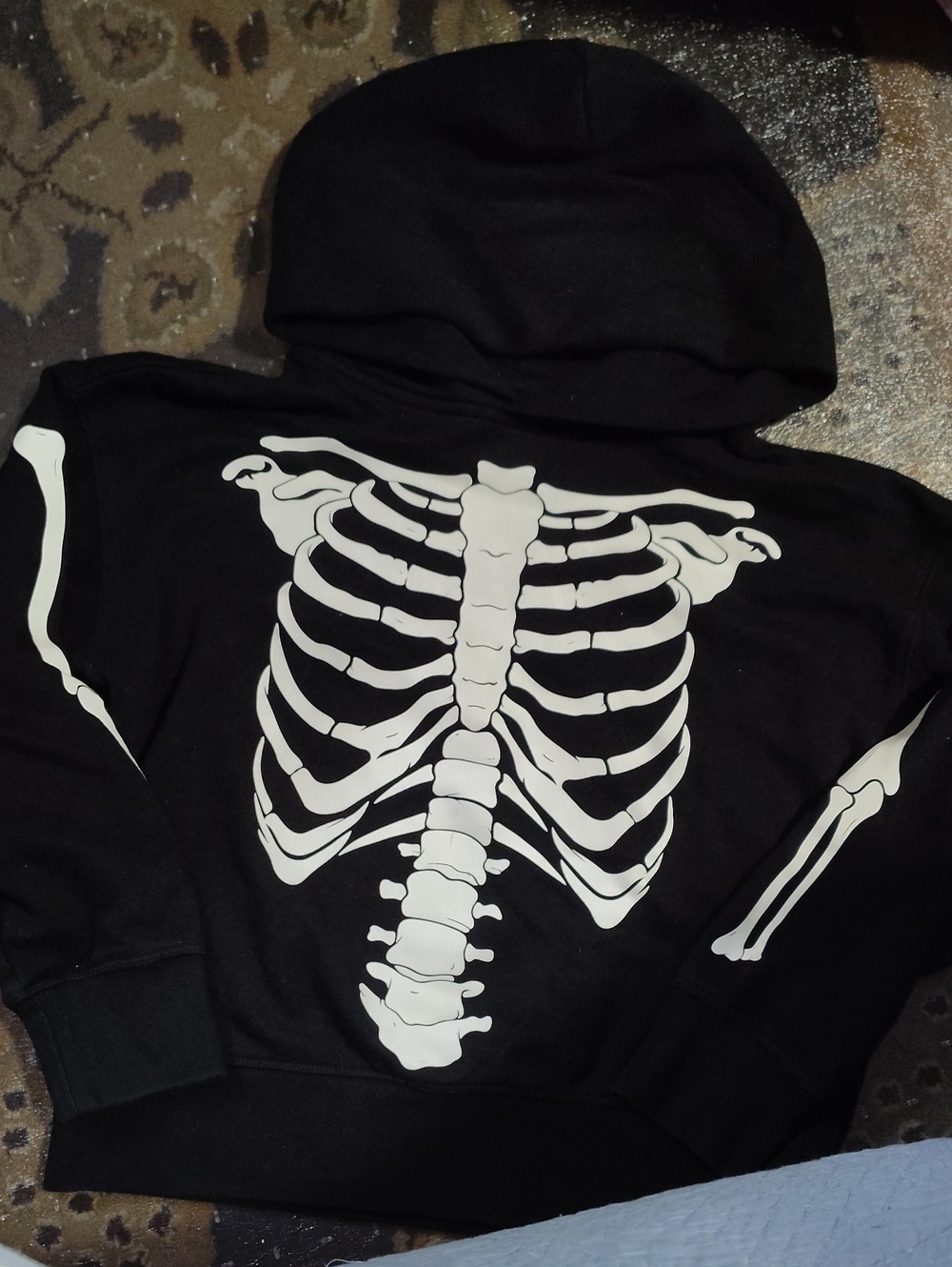 Gap Size M Skeleton Hoodie $45